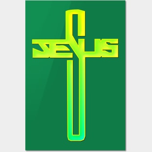 JESUS Cross Posters and Art